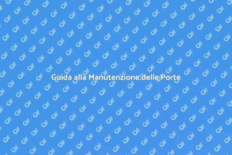 Manutenzione Porte a Scomparsa