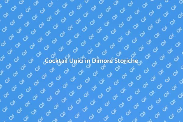 Un Barman per Ogni Tua Serata Speciale