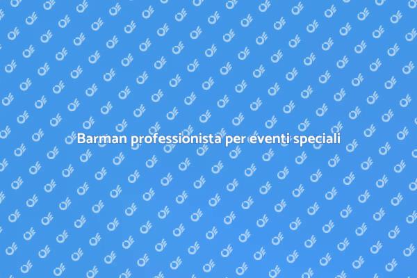 Elevare il tuo evento con un barman