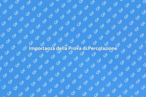 Prova di Percolazione per Giardini