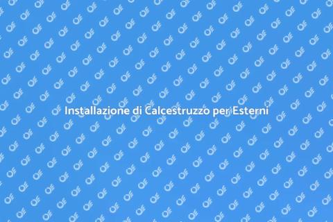 Posare una Lastra di Calcestruzzo