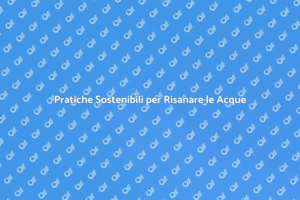Risanamento Acque: Un Impegno Necessario