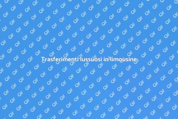Limousine per trasferimenti indimenticabili