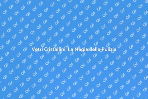 Pulizia Finestre: Riscopri il Tuo Spazio