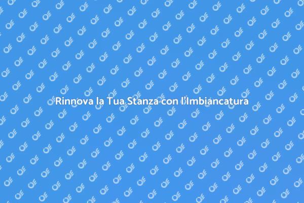 Trasforma il Tuo Spazio con l'Imbiancatura