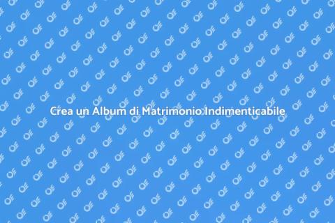 Album Fotografico di Matrimonio Unico