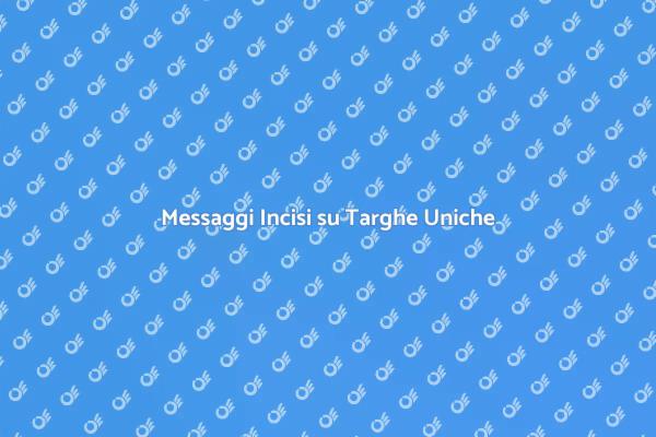 Incisioni Significative per Ogni Occasione