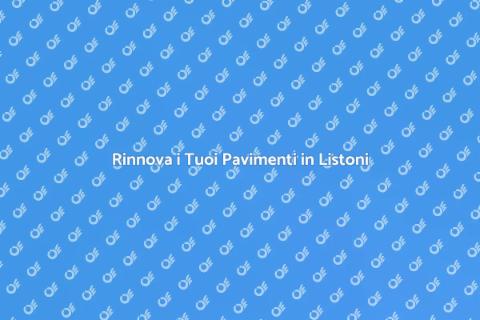 Tinta per Pavimenti in Listoni