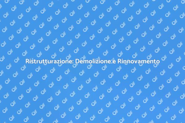 Rinasci con il Servizio di Demolizione