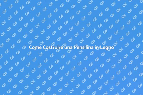 Progetta una Pensilina in Legno Elegante