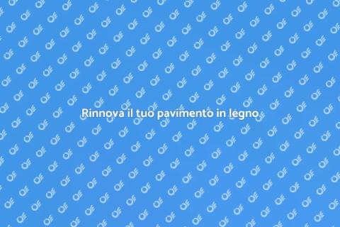 Riqualificazione pavimento in legno