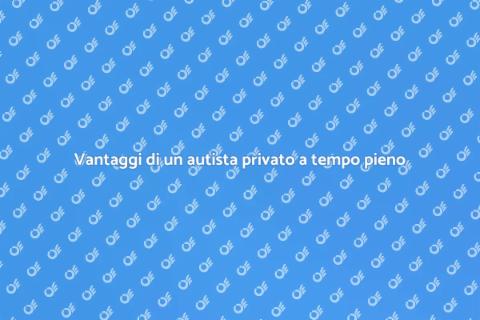 Assumere un autista privato a tempo pieno