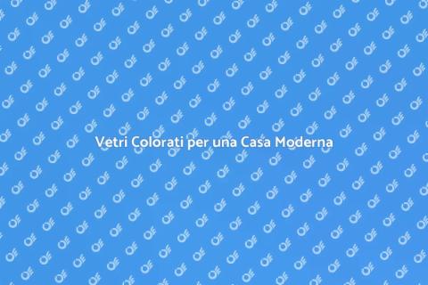 Colorazione Innovativa Vetri Finestre