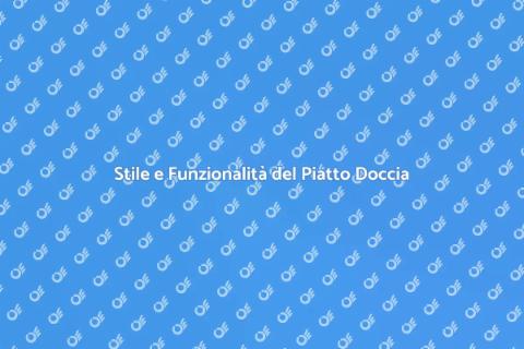 Piatto Doccia Filo Pavimento Ultrapiatto