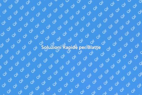 Disinfestazione Blatte Efficace