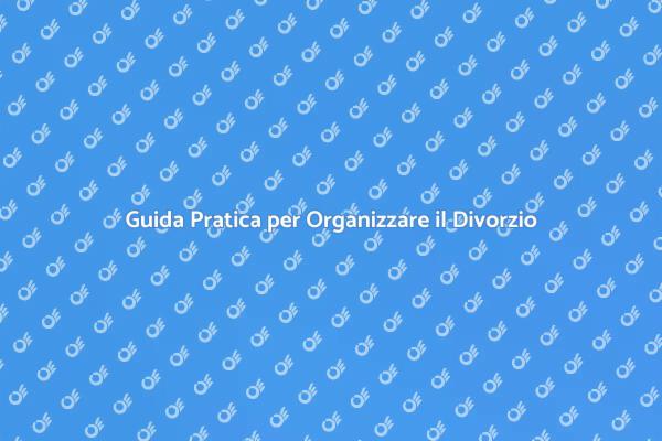 Come Organizzare il Tuo Divorzio