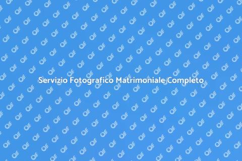 Pacchetto Fotografico Matrimoniale