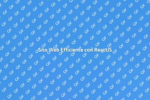 Sviluppare Sito Web in ReactJS