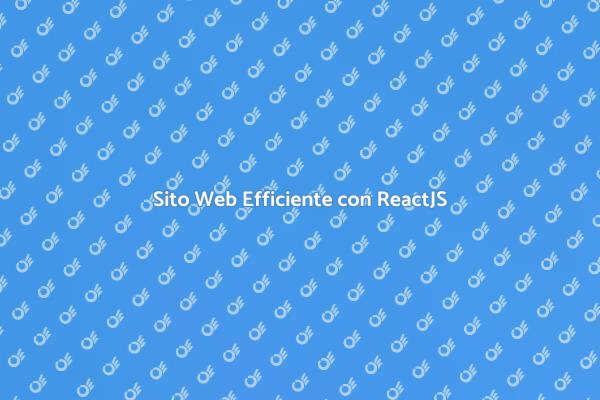 Creare Siti Web Moderni in ReactJS
