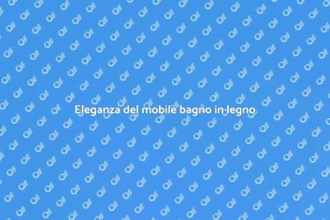 Mobile bagno in legno scuro