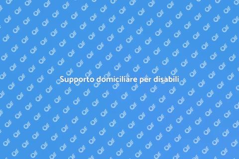 Assistenza disabili a casa: supporto