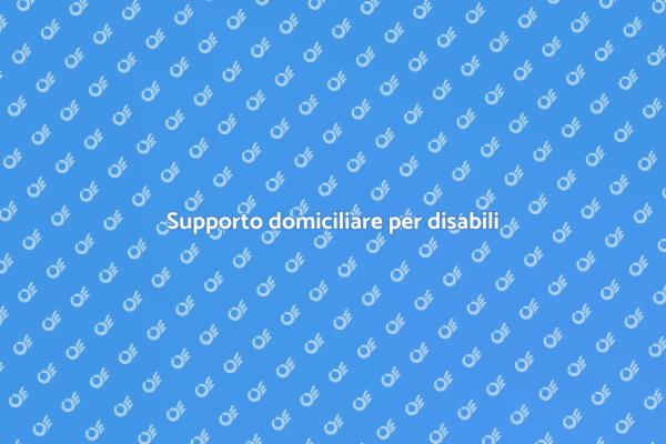 Comfort e supporto per disabili a casa