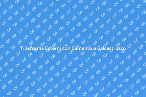 Ristrutturazione Esterni in Cemento
