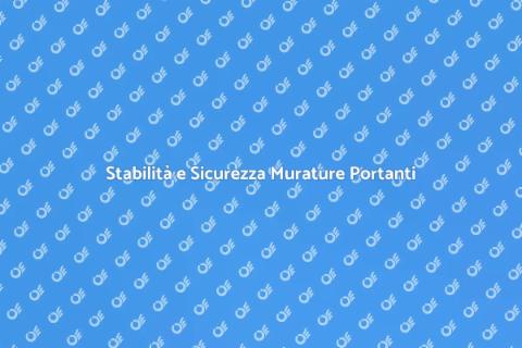 Consolidamento Murature Portanti