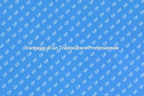 Traslocatore Professionale: Scelta Giusta