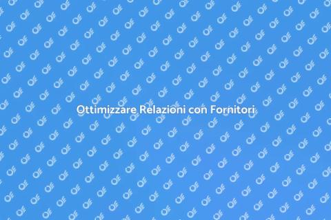 Gestione Relazioni con Fornitori