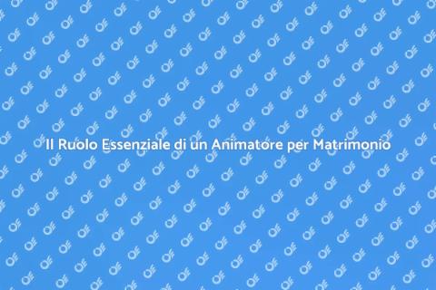 Animatore per Matrimoni: Magia e Divertimento