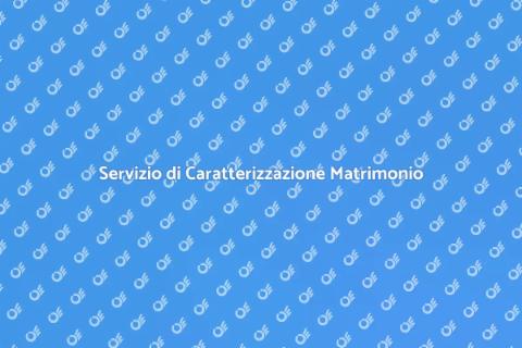 Caratterizzazione Matrimonio: Servizio Unico