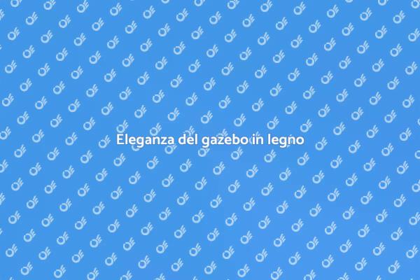 Rendi unico il tuo giardino con un gazebo