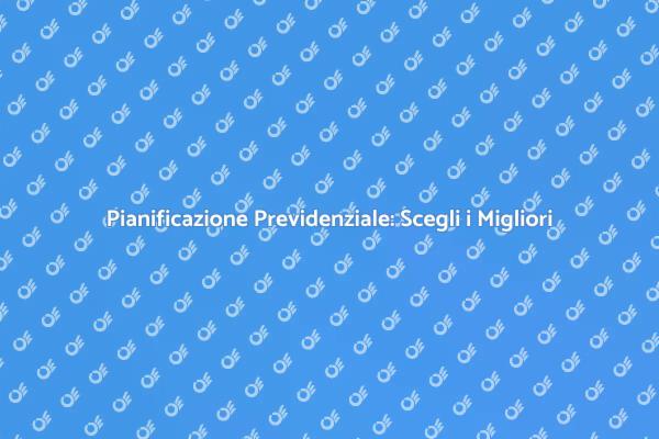 Pianifica il Futuro con Esperti Previdenziali