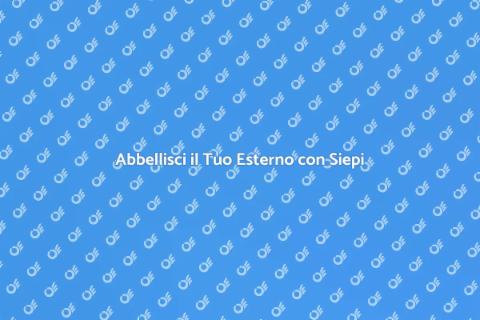 Siepe Artificiale per Spazi Esterni
