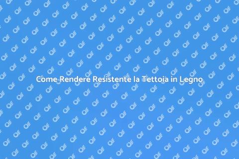 Tettoia in Legno Resistente agli Agenti