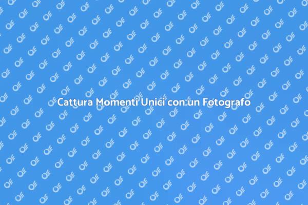 Immortalare Momenti con un Fotografo