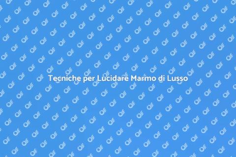 Lucidare Marmo in Appartamento di Lusso