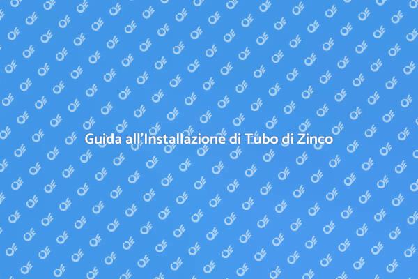 Come Installare un Tubo di Zinco