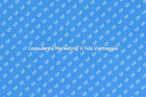 Servizio di un Consulente Marketing