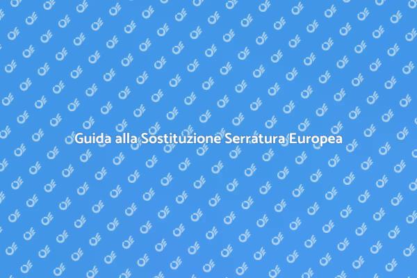 Sicurezza con Serrature Cilindro Europeo