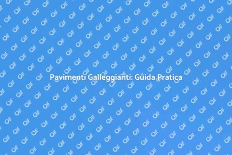 Costruire Pavimenti Galleggianti