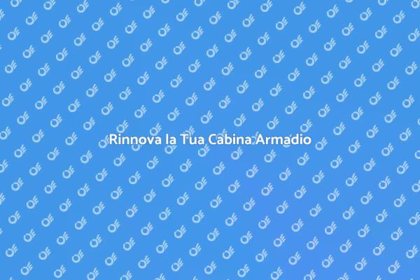 Ristrutturazione della Cabina Armadio