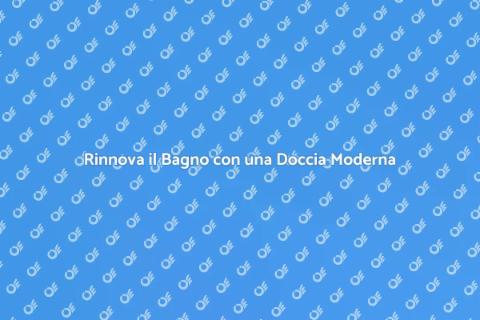 Installazione Cabina Doccia Moderna