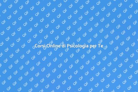 Corso di Psicologia Online: Crescita Personale