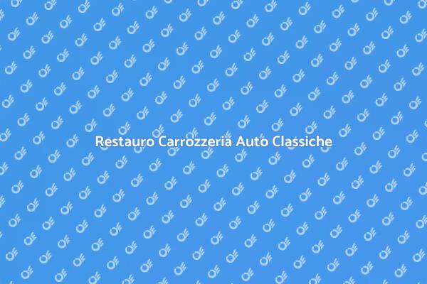 Magia del Restauro per Auto d'Epoca