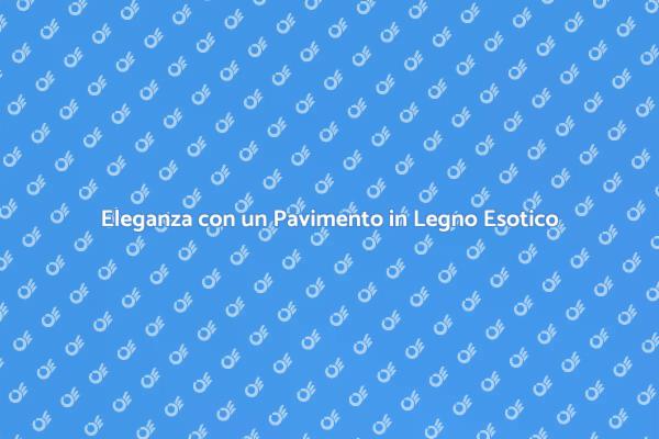 Guida all'Installazione del Legno Esotico