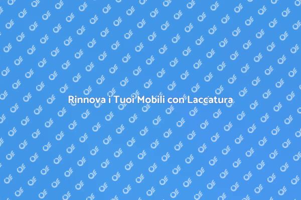 Laccatura: Eleganza per Mobili Minimalisti