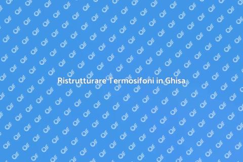 Carteggiare Termosifoni in Ghisa