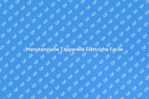 Tapparelle Elettriche: Controllo e Manutenzione